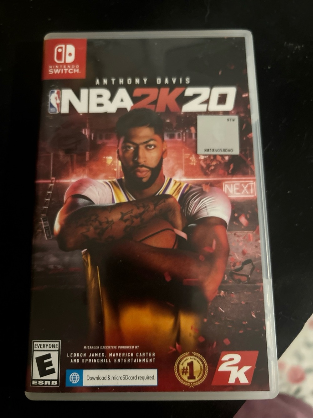 NBA 20 Nintendo Switch Game - Anthony Davis (Red/Black)